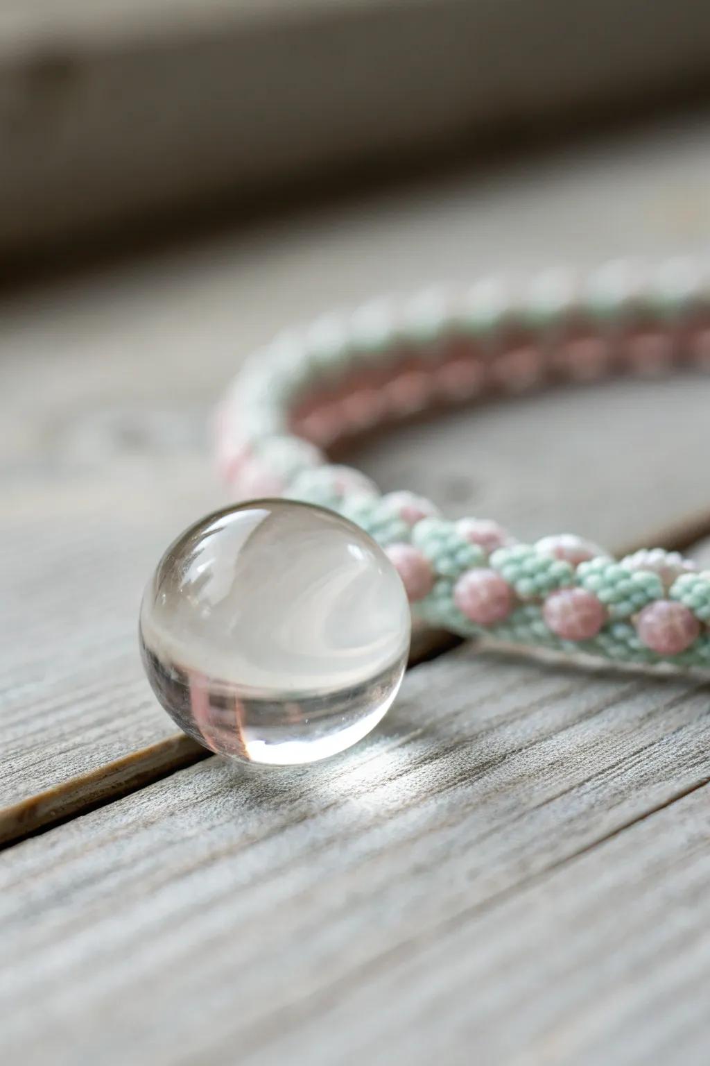 Discover the playful elegance of water beads in your slime creations.