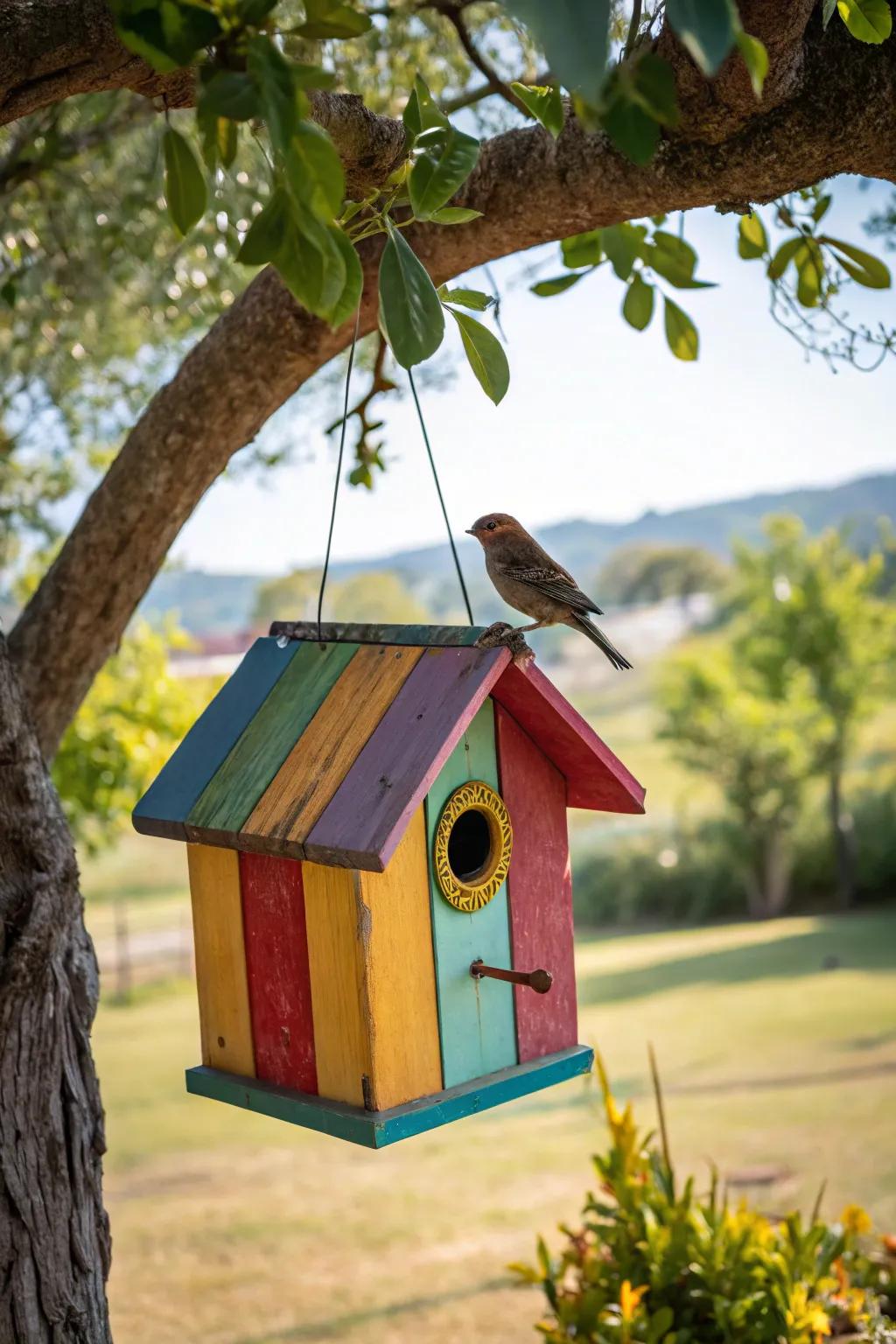 A DIY birdhouse is a rewarding project that brings nature closer.