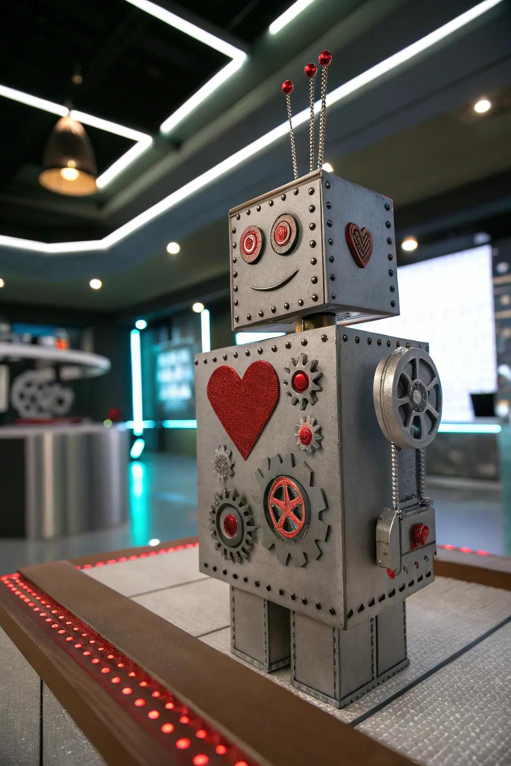 A robot tech box that brings futuristic fun to Valentine's Day.