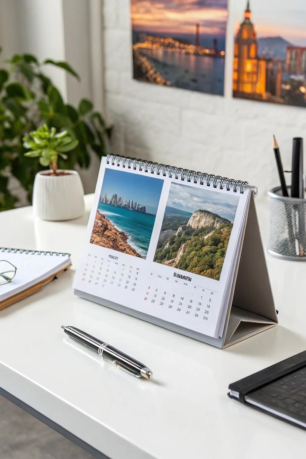 Help them stay organized with a beautiful desk calendar.