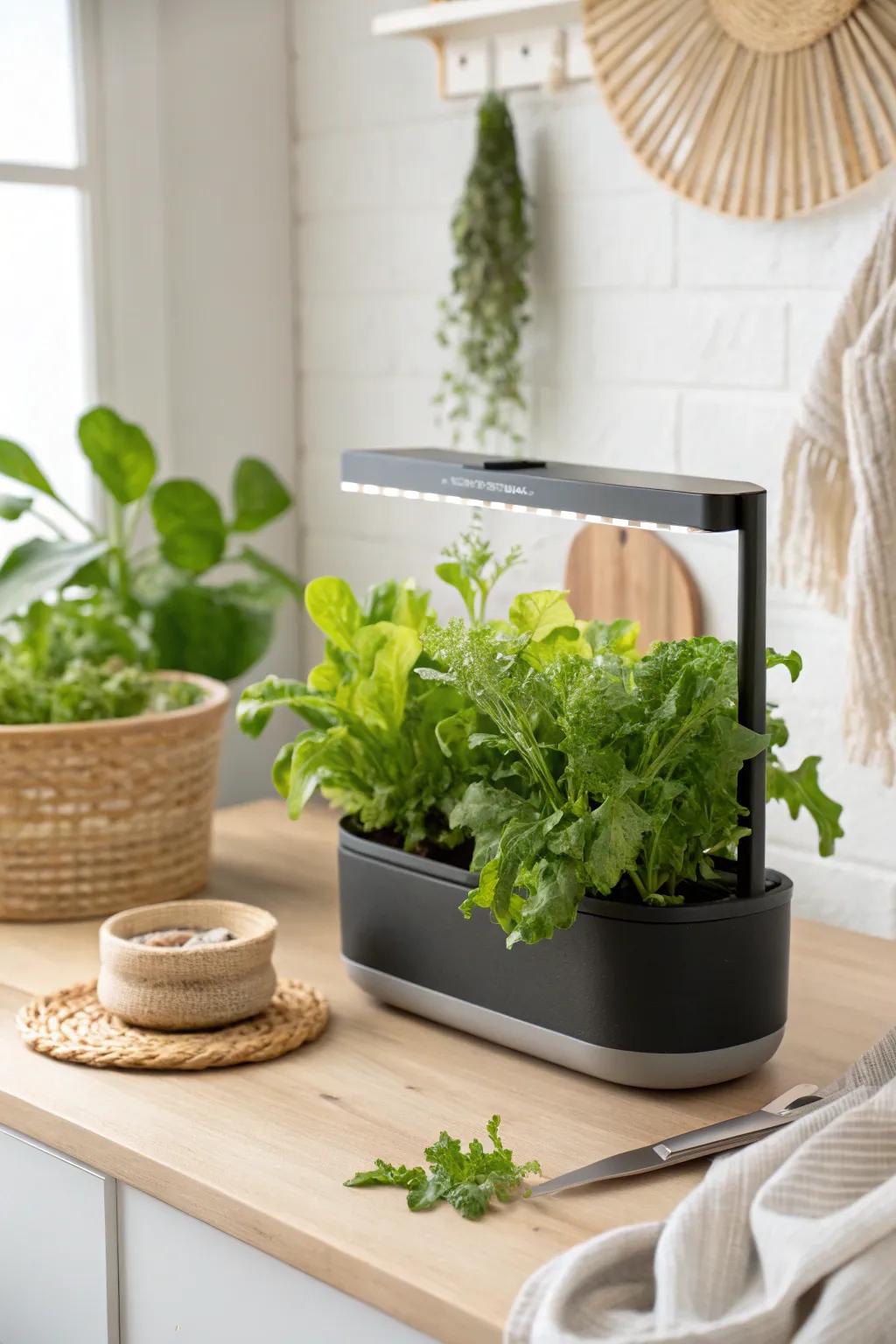 Discover the joy of growing gourmet greens at home with an elegant touch. #ArugulaAdventure #AerogardenMagic