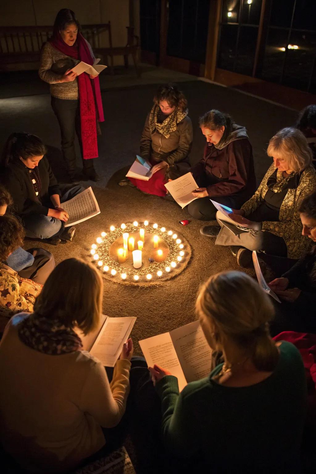 Sharing solstice poems creates a moment of reflection and appreciation.