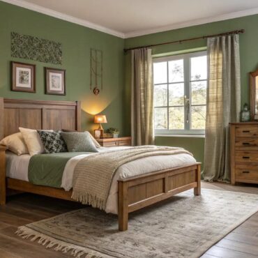 21+ Chic Green and Cream Bedroom Ideas