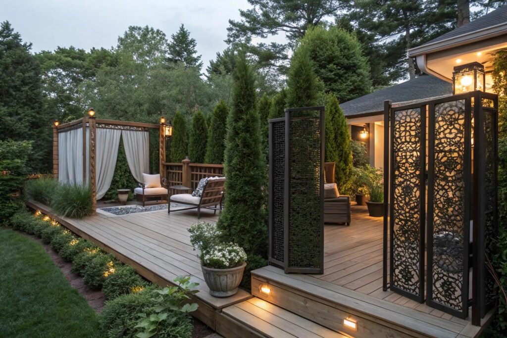 18+ Stylish Deck Privacy Ideas for Your Outdoor Space
