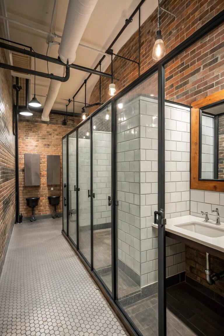15+ Stunning Industrial Bathroom Ideas