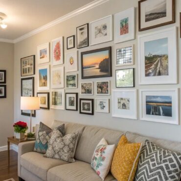 Stunning Small Space Decorating With Green Walls image
