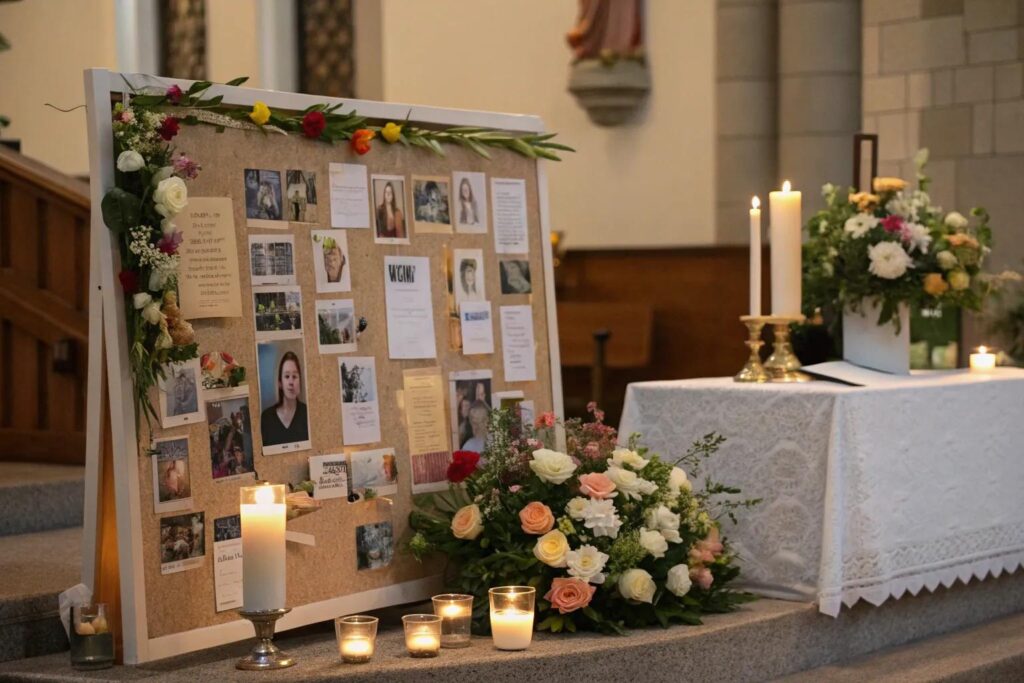 24-creative-diy-funeral-picture-board-ideas