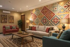 22+ Creative Hand-Painted Accent Wall Ideas