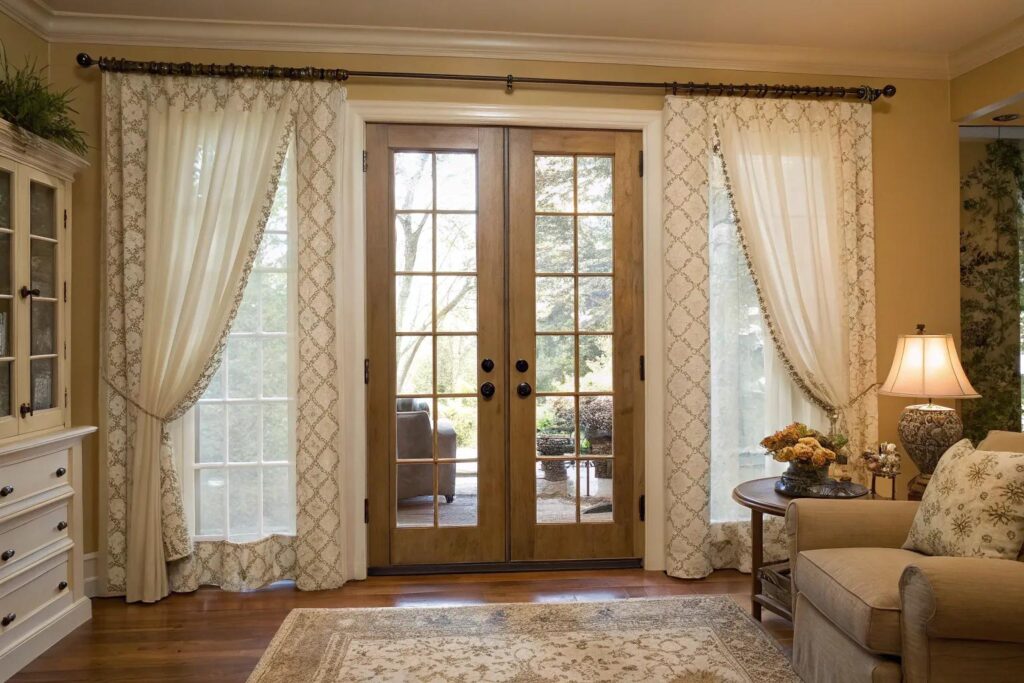 18+ Creative Ideas for French Door Privacy
