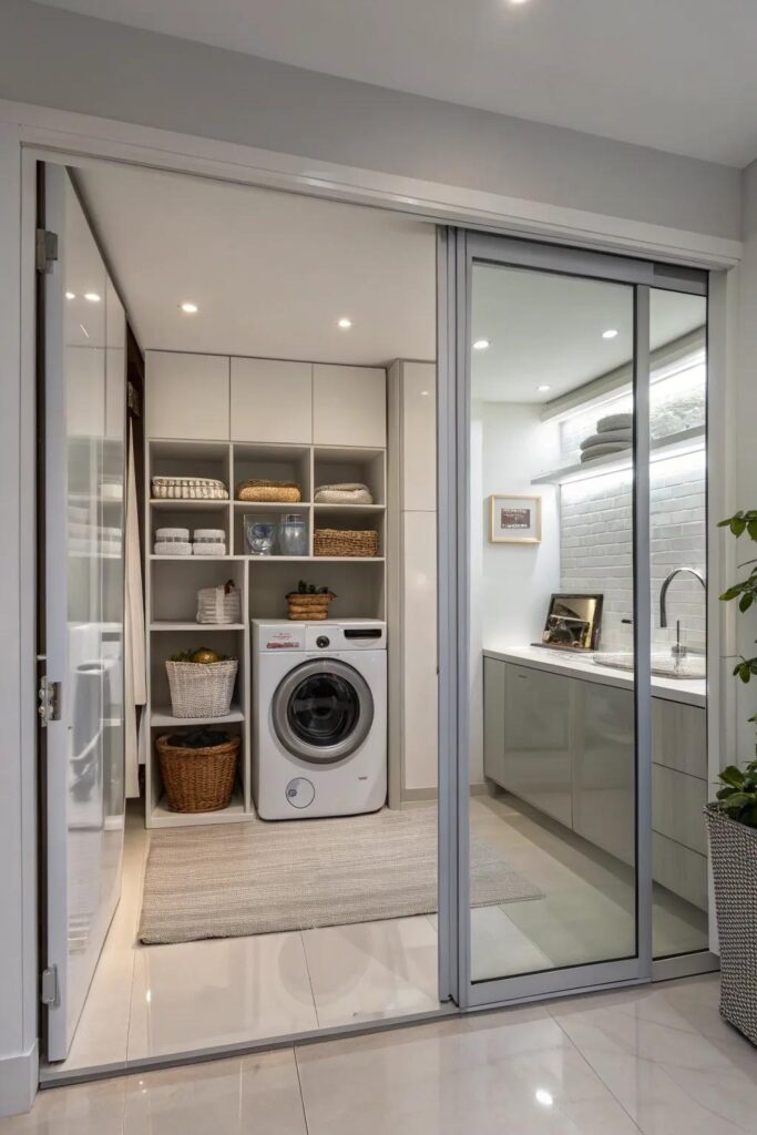 17+ Smart Laundry Closet Ideas to Maximize Space