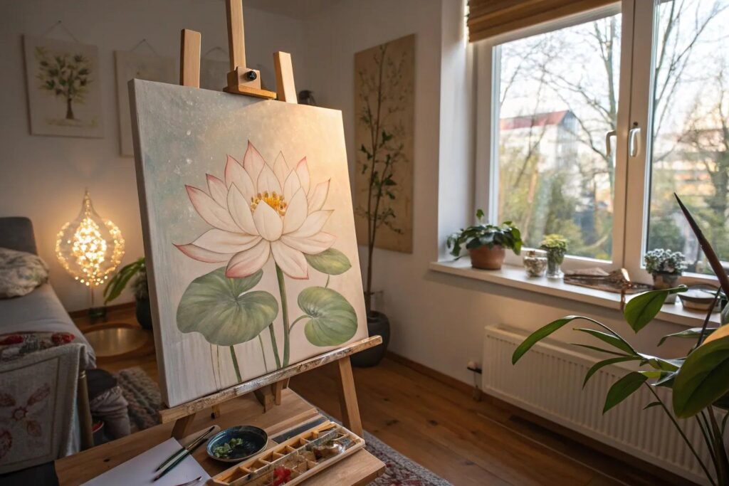 16+ Inspiring Lotus Flower Painting Ideas