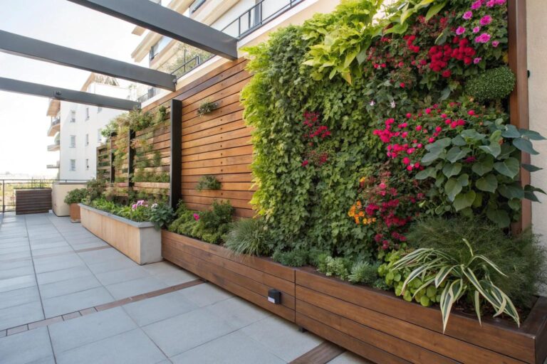 Flower Wall Ideas Outdoor