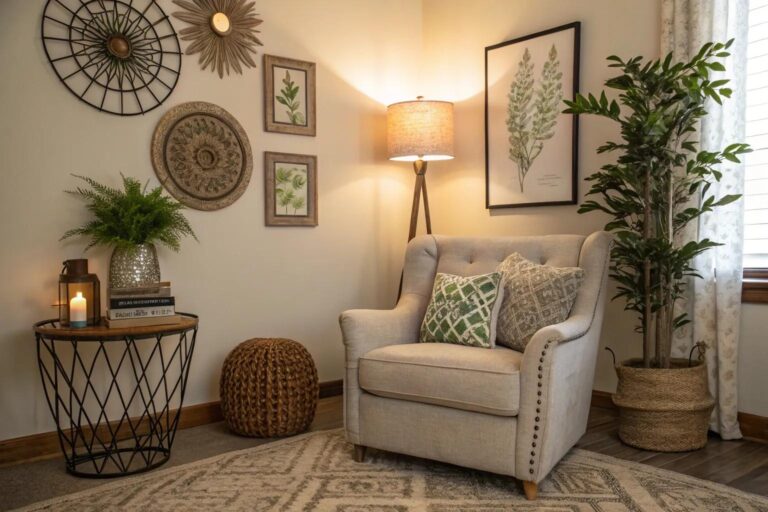 Picture of 26+ Creative Wall Corner Decor Ideas to Elevate Your Space