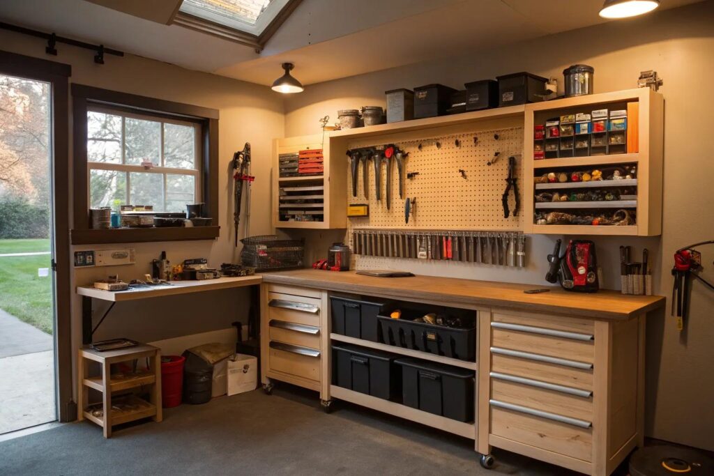 24+ Creative Workbench Shelving Ideas to Try