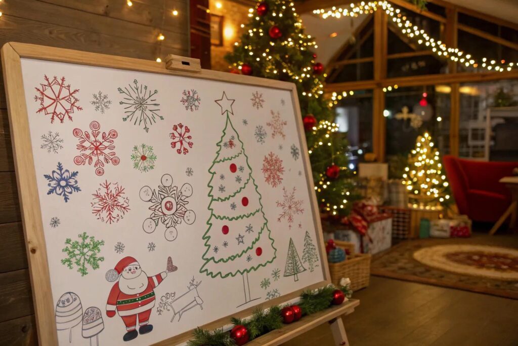 16 Creative Christmas Whiteboard Drawing Ideas 16-creative-christmas-whiteboard-drawing-ideas