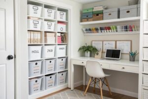 16+ Smart Office Closet Organization Ideas