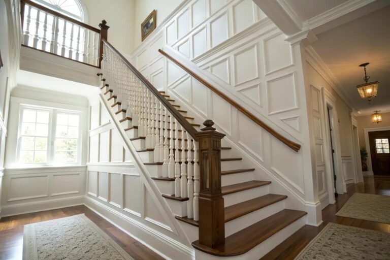 17+ Stylish Wainscoting Staircase Ideas to Elevate Your Home
