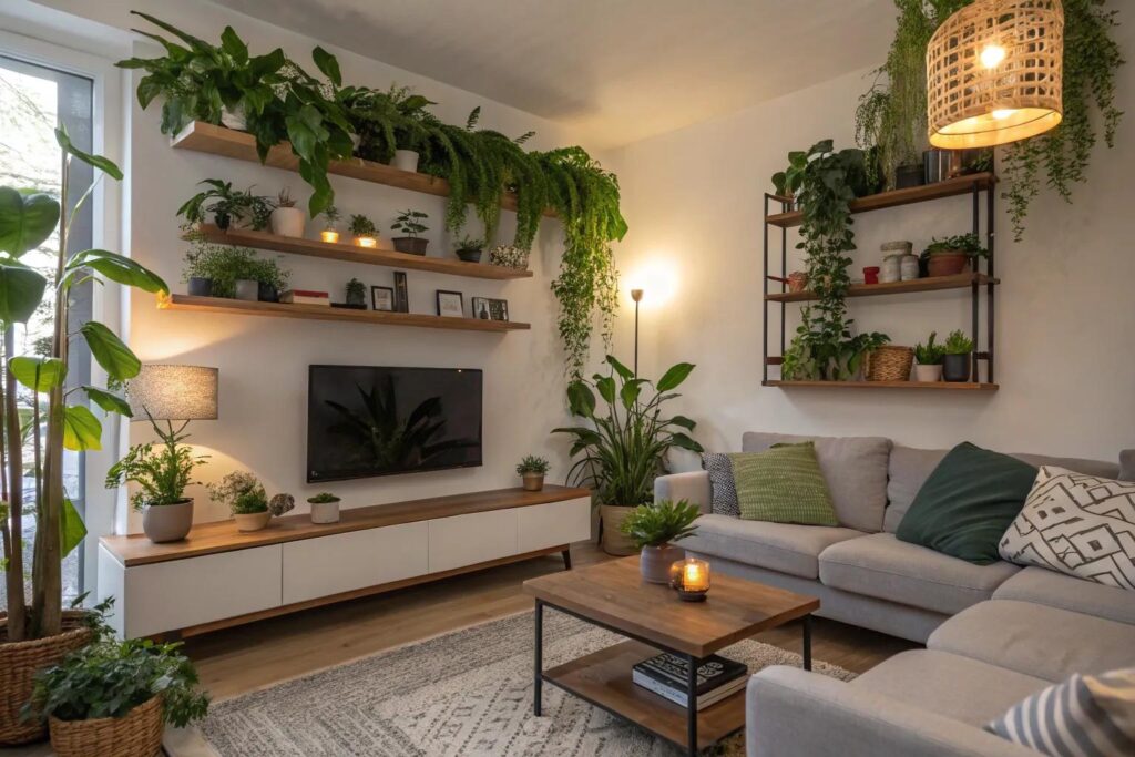 Plant Wall Ideas With Shelves