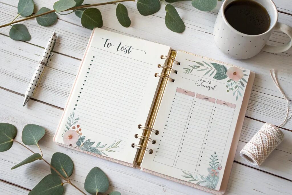 rolling to do list bullet journal
