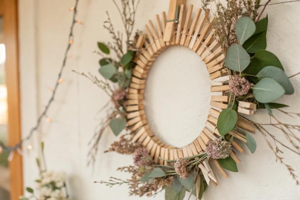 17+ Creative Clothespin Wreath Ideas for Your Home
