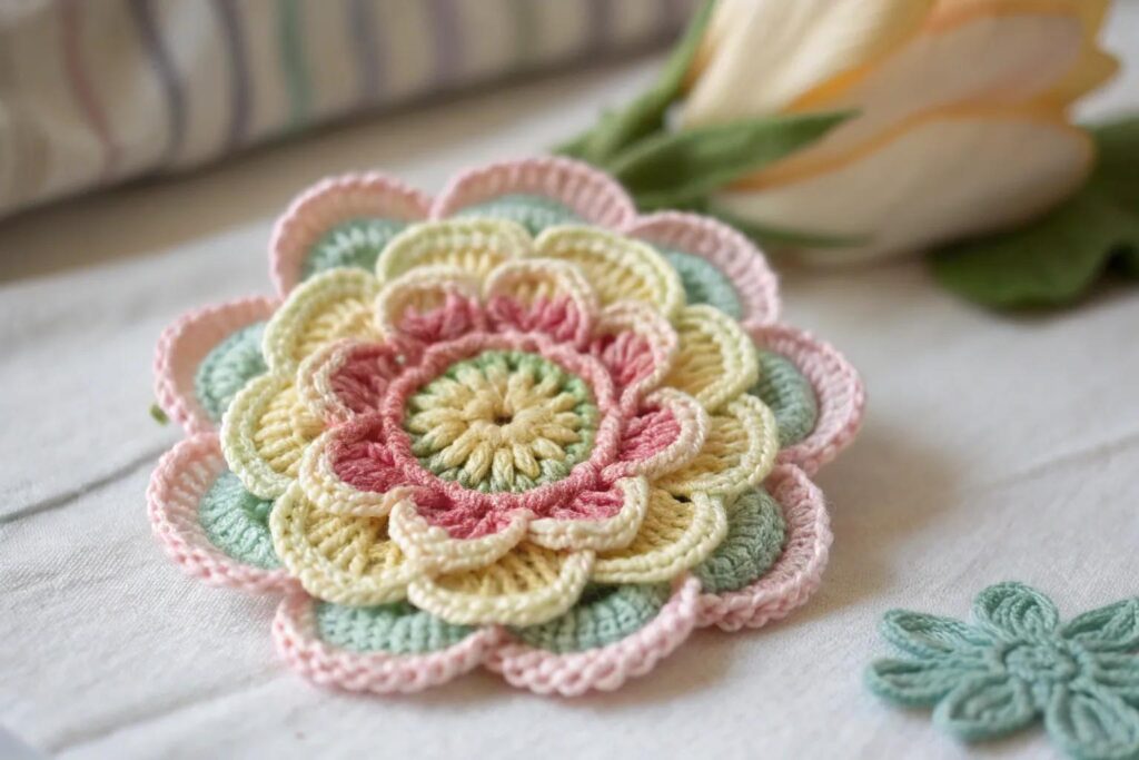 16+ Charming Crochet Flower Ideas for Your Home