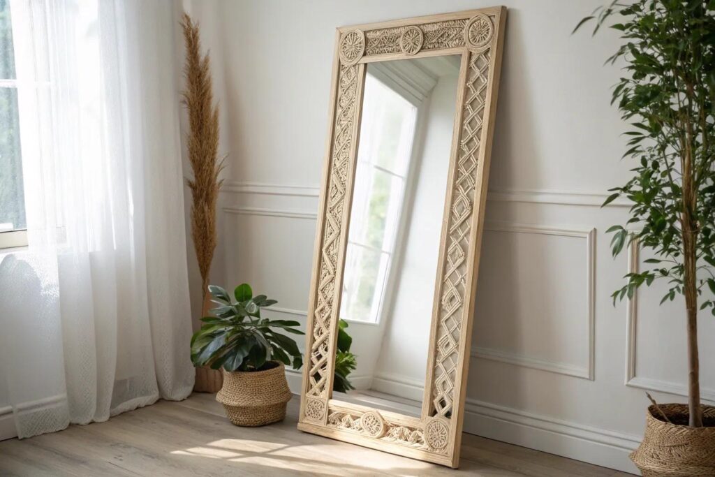 18+ Creative DIY Full Length Mirror Frame Ideas
