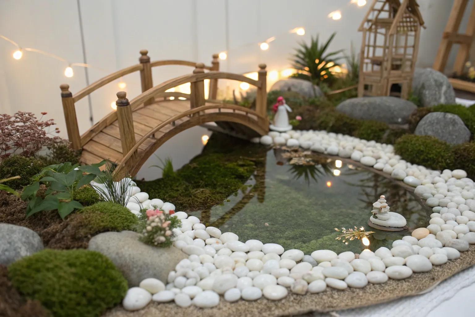 21+ Enchanting Fairy Garden Pond Ideas