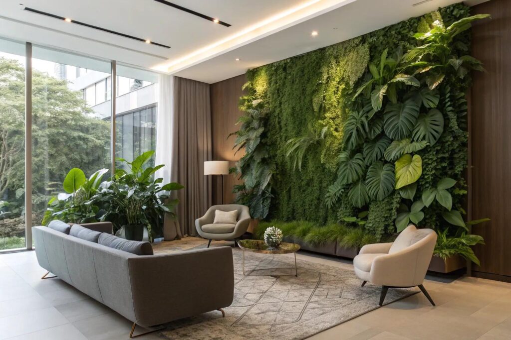 15+ Stunning Green Wall Ideas for Your Home - Green Wall Design For Small Spaces