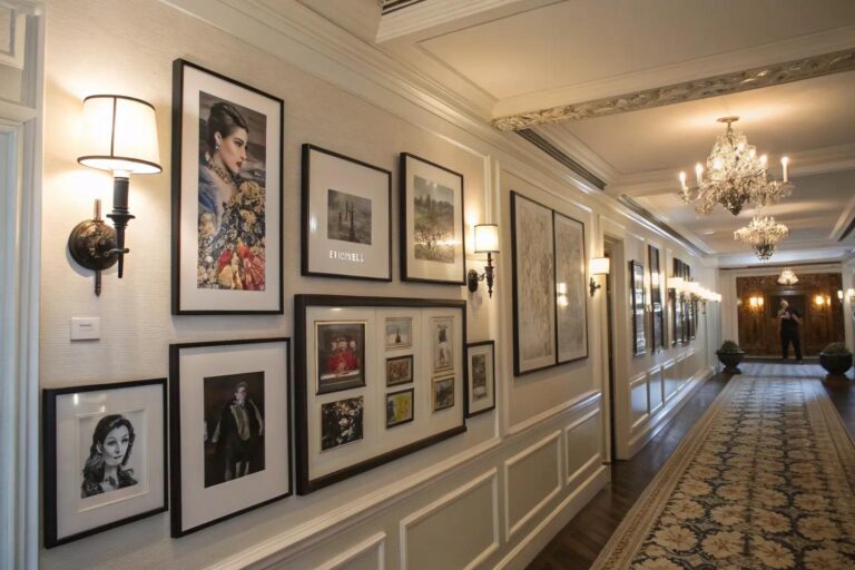 15+ Inspiring Hallway Gallery Wall Ideas