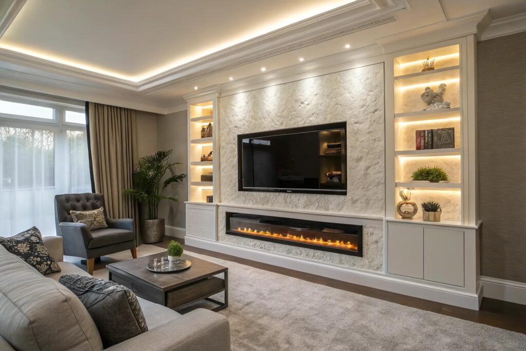 17+ Inspiring Media Wall Ideas for Your Home