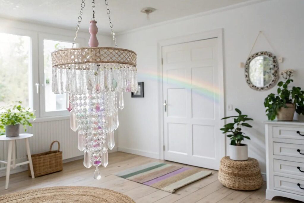 18+ Stunning DIY Crystal Chandelier Ideas