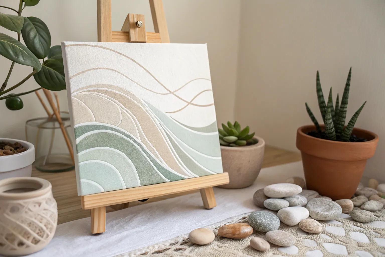 17+ Inspiring Minimalist Acrylic Painting Ideas