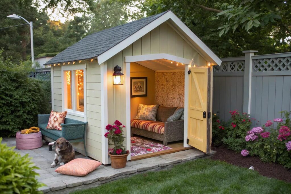 18+ Inspiring Dog Kennel Shed Interior Ideas