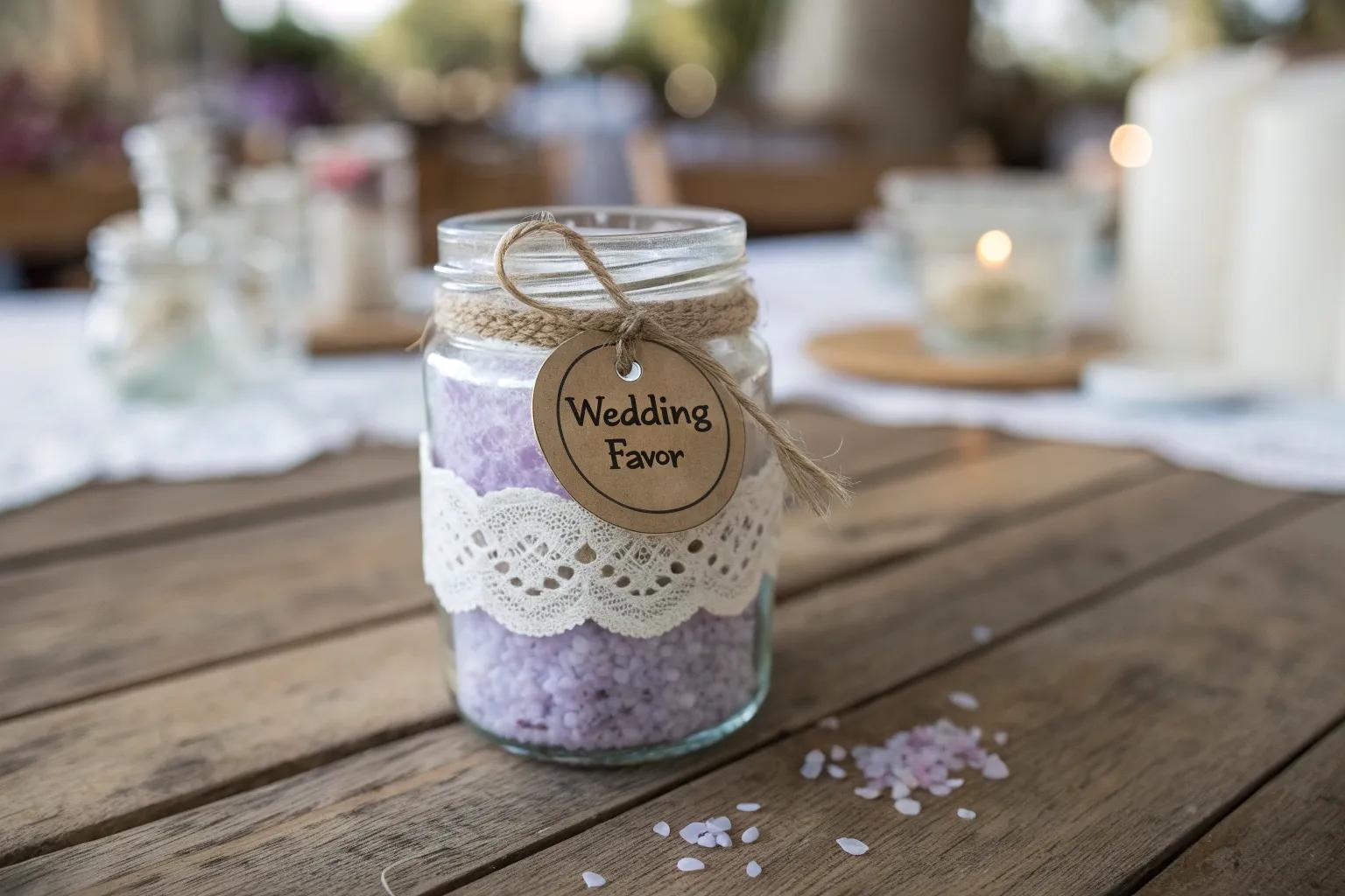 21+ Charming Mason Jar Wedding Favor Ideas