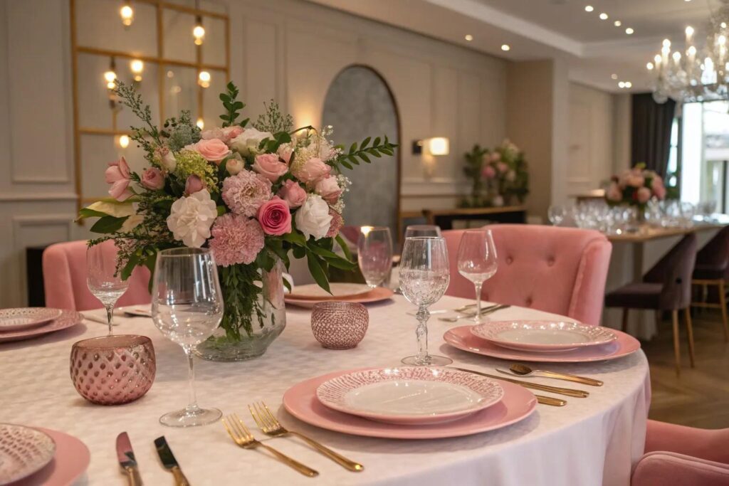 19+ Charming Pink Table Setting Ideas to Inspire You