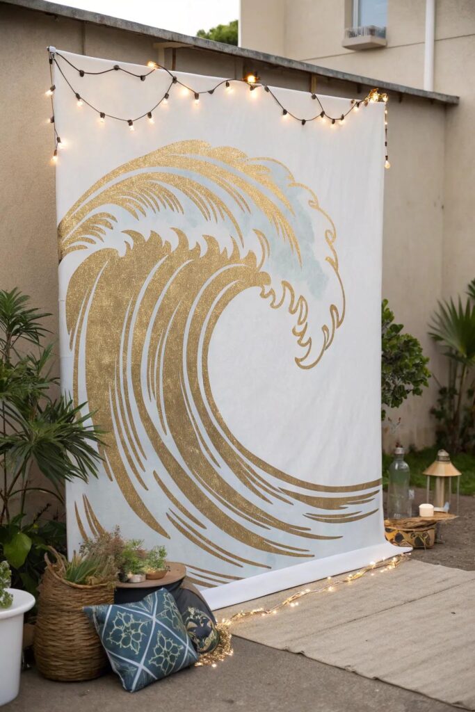 11+ Creative DIY Hawaiian Backdrop Ideas