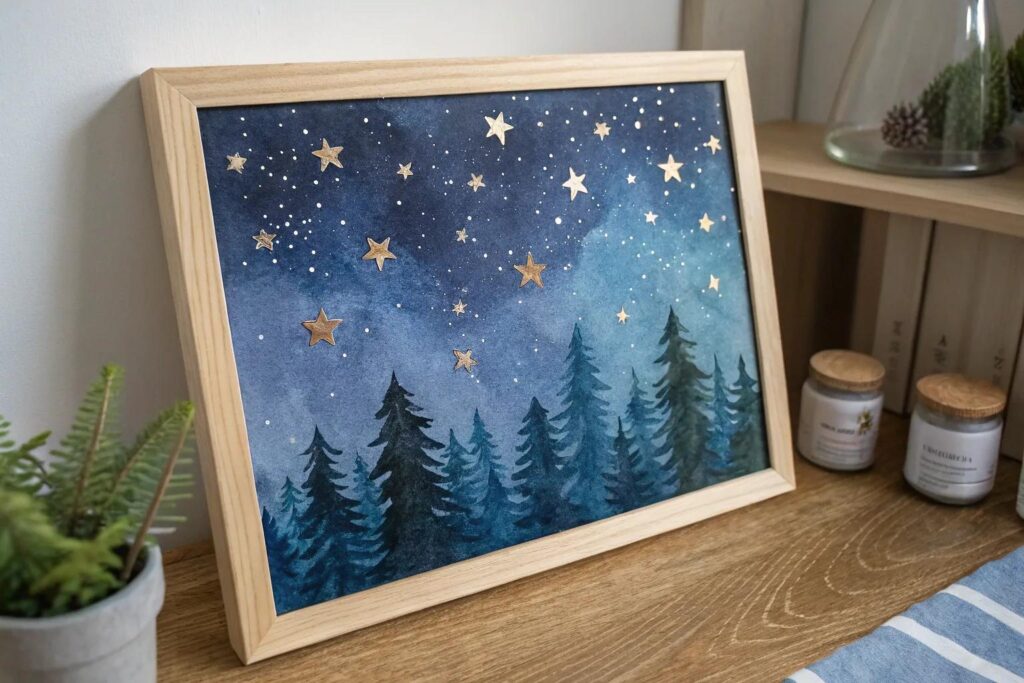 14+ Stunning Night Sky Painting Ideas