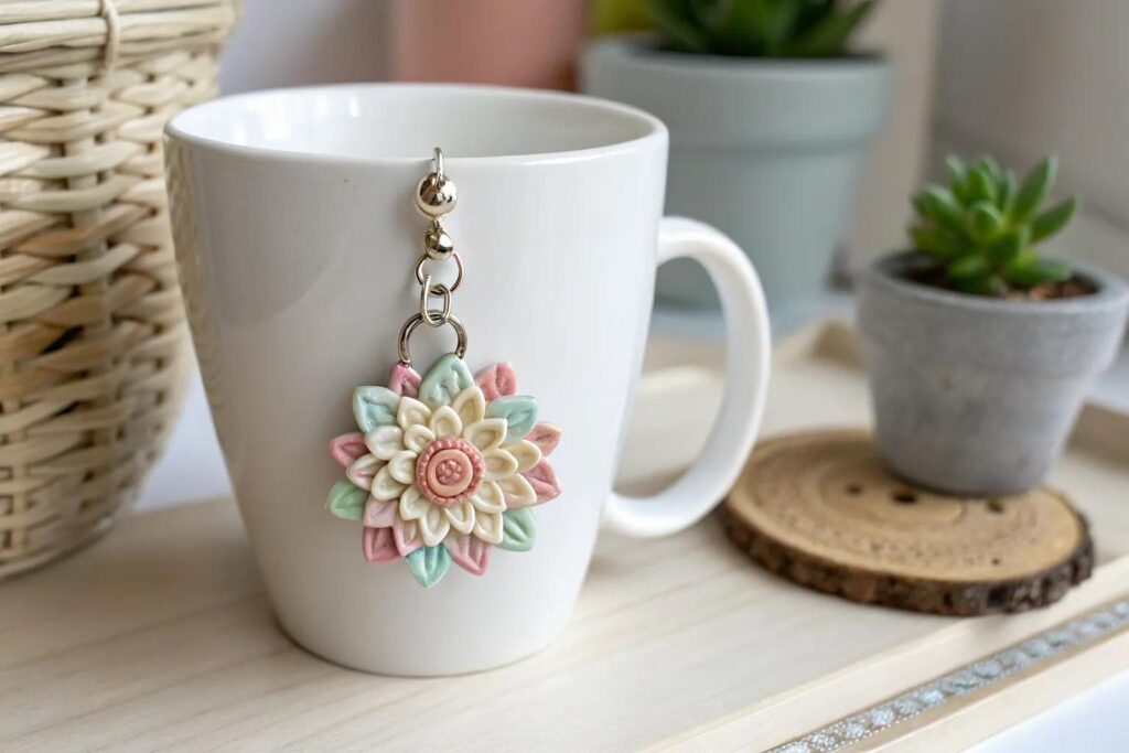 9+ Creative Polymer Clay Mug Charm Ideas