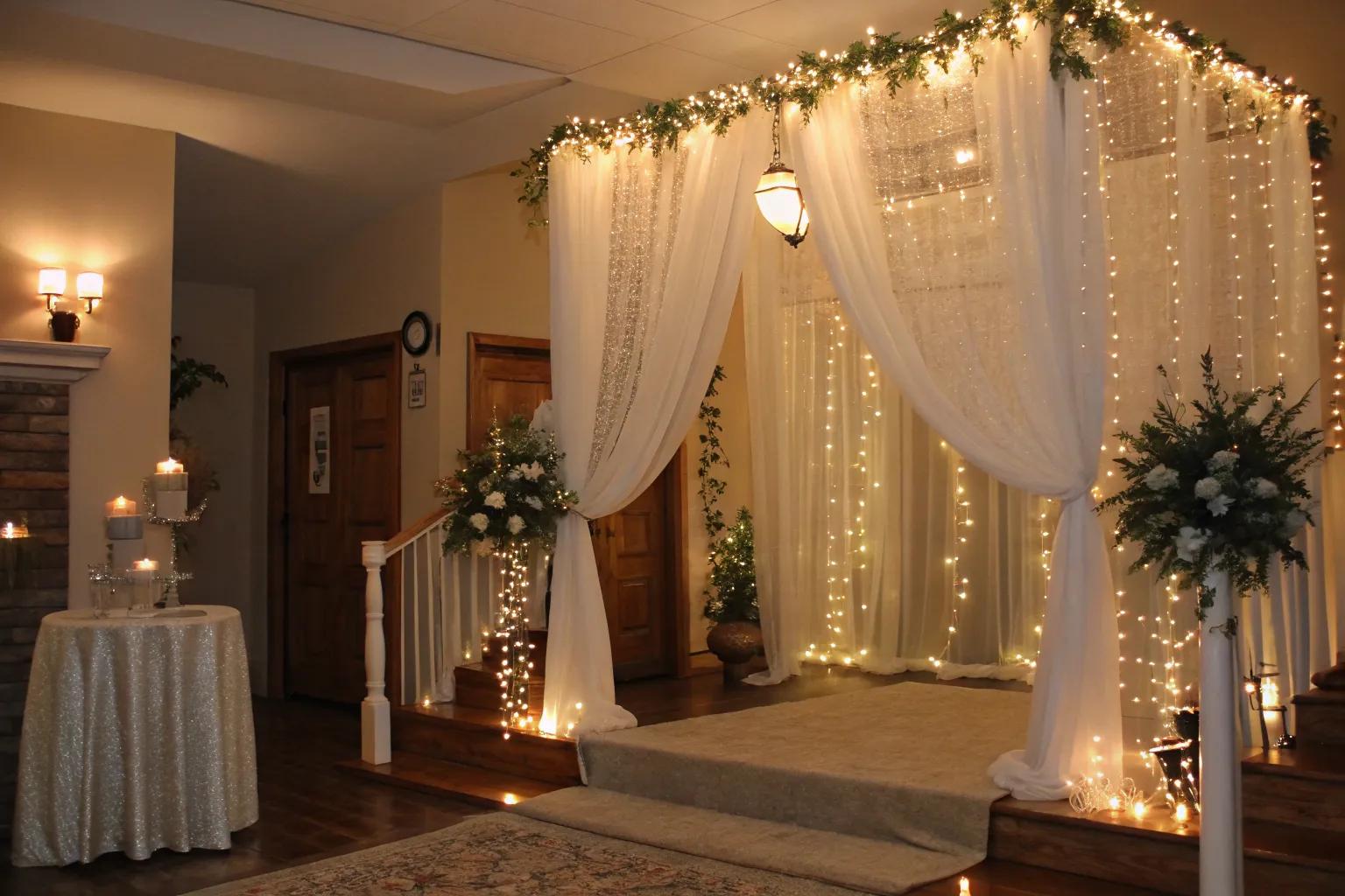 8+ Creative Backdrop Decoration Ideas