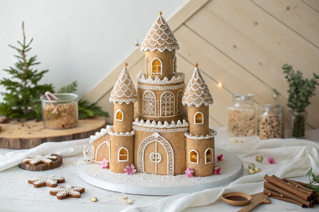 13+ Enchanting Gingerbread Castle Ideas
