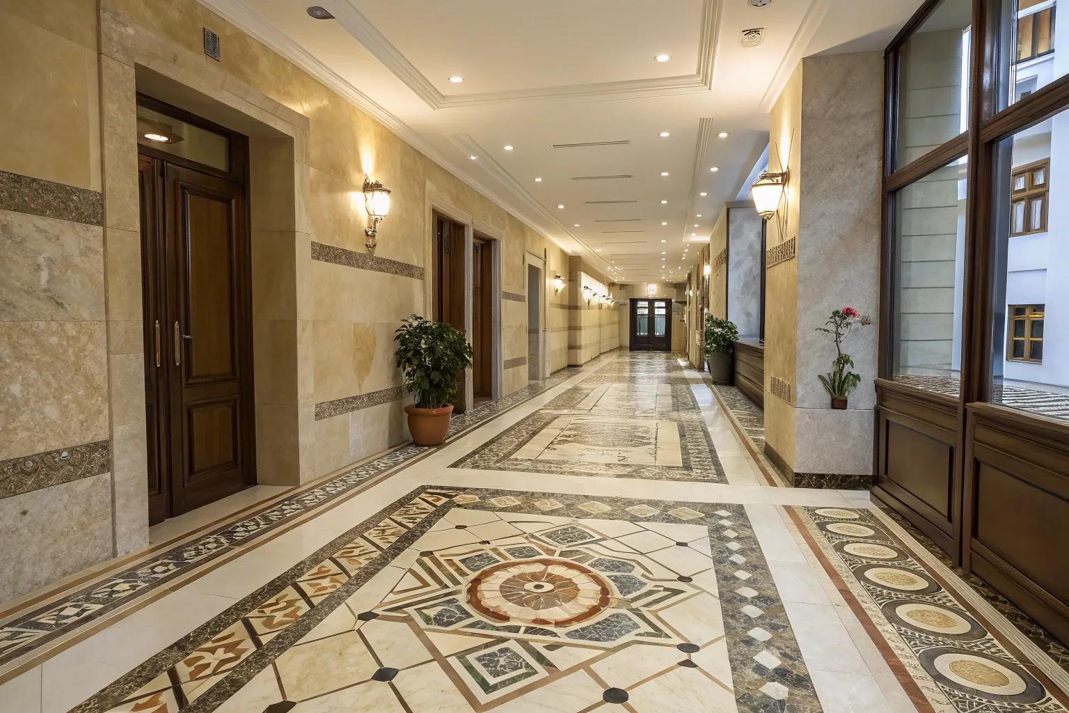 16+ Stylish Hall Floor Tiles Design Ideas