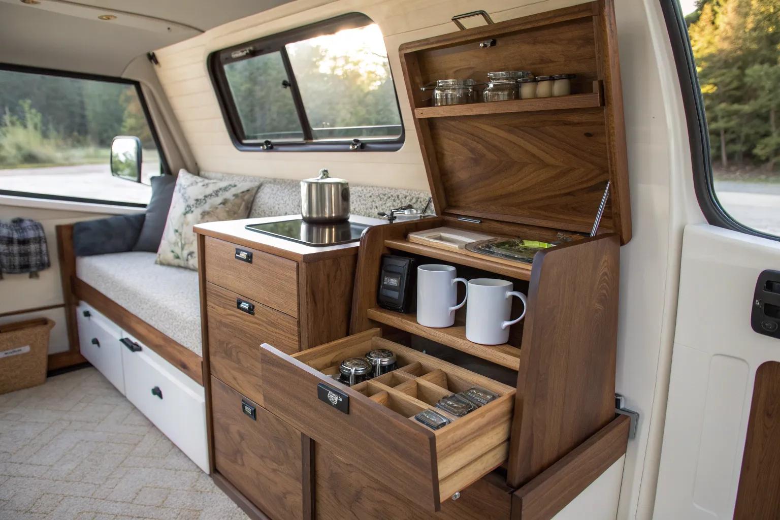 18+ Clever Ideas for Cozy Camper Interiors