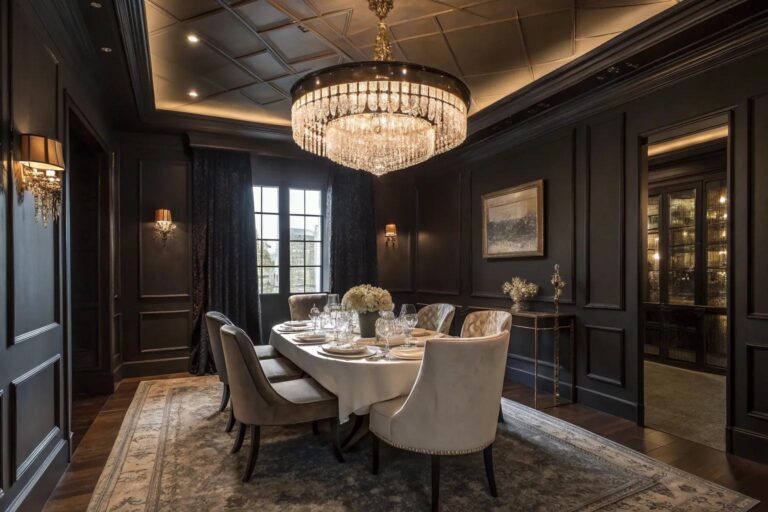 15+ Stylish Dining Room Paint Ideas with Chair Rail