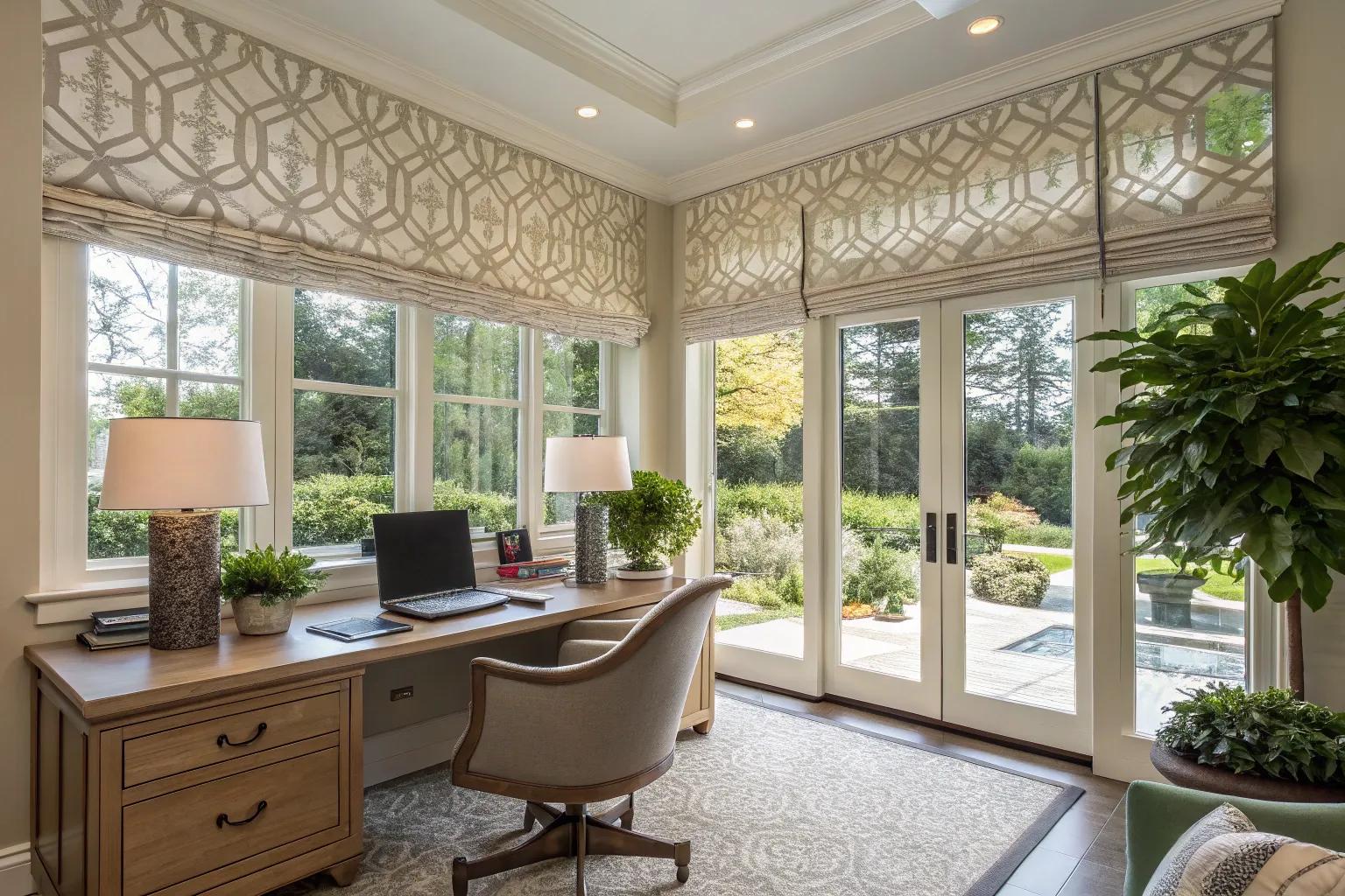 19+ Stylish Office Window Decor Ideas