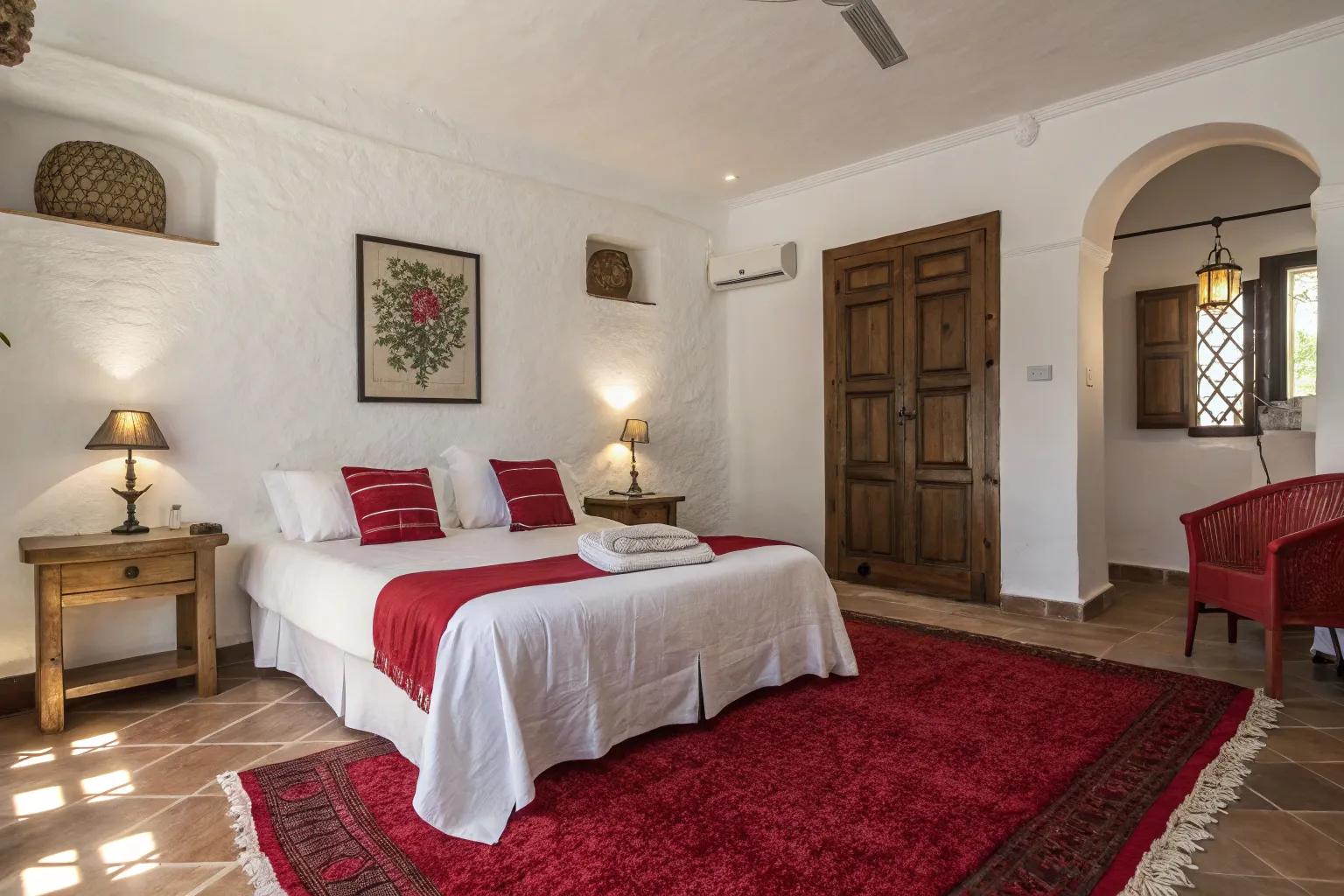 16+ Stunning White and Red Bedroom Ideas