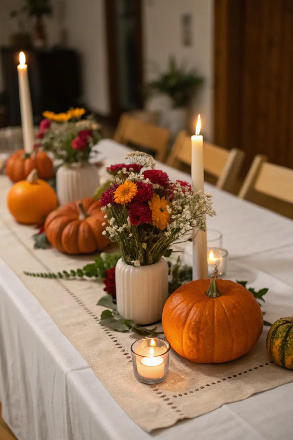 16+ Cozy Fall Dining Table Decor Ideas