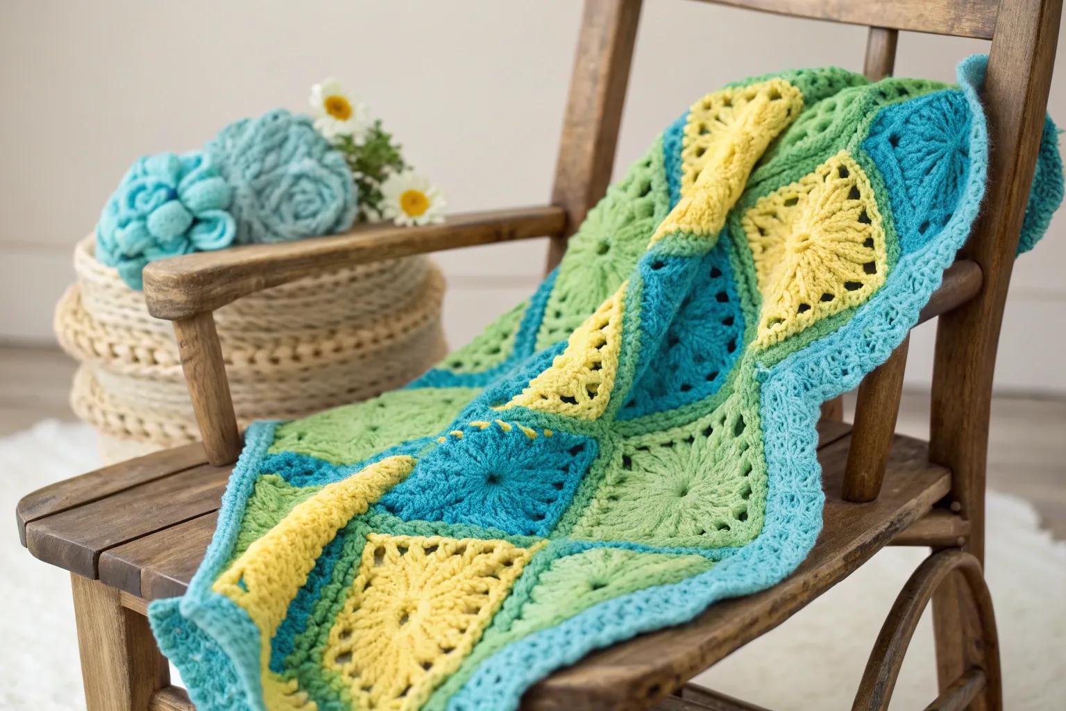 18+ Cozy Baby Boy Crochet Blanket Ideas