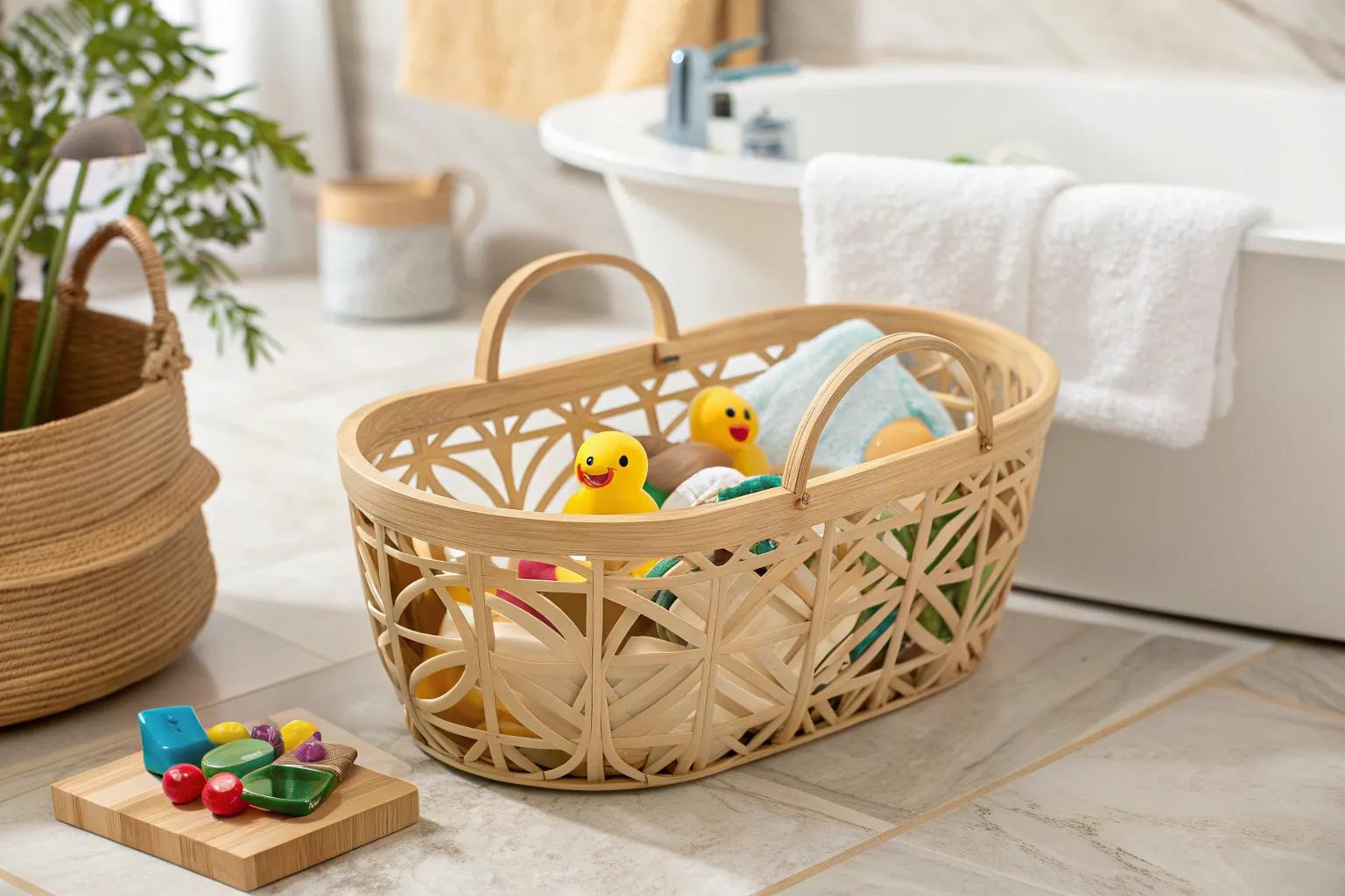 14+ Creative DIY Bath Toy Storage Ideas