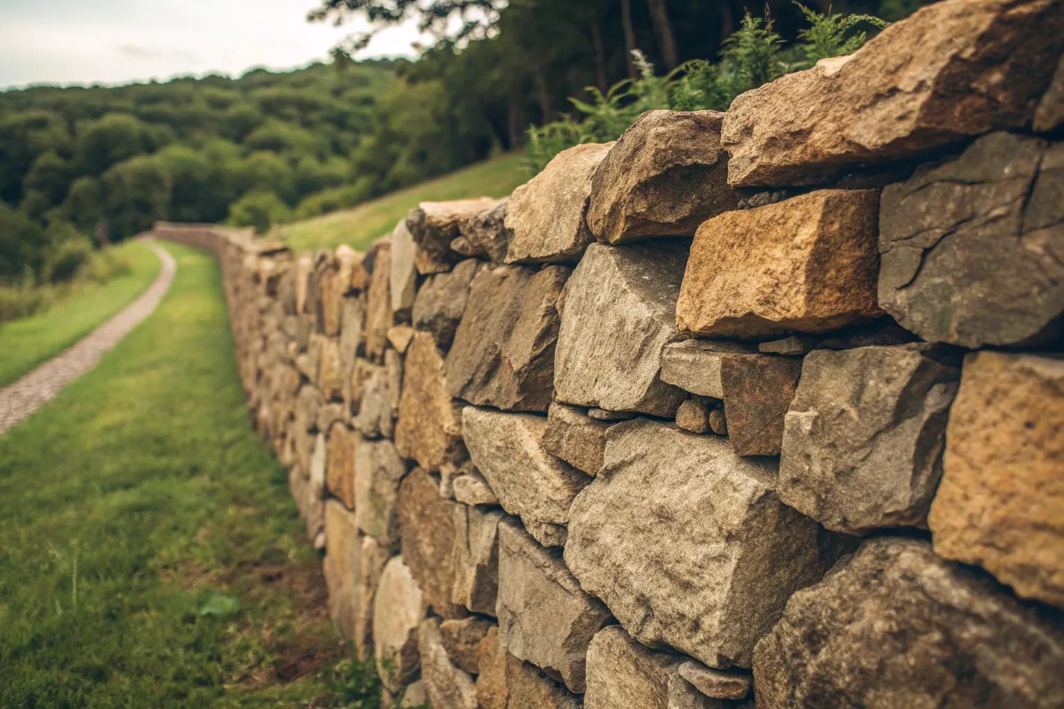 21+ Inspiring Dry Stack Rock Retaining Wall Ideas