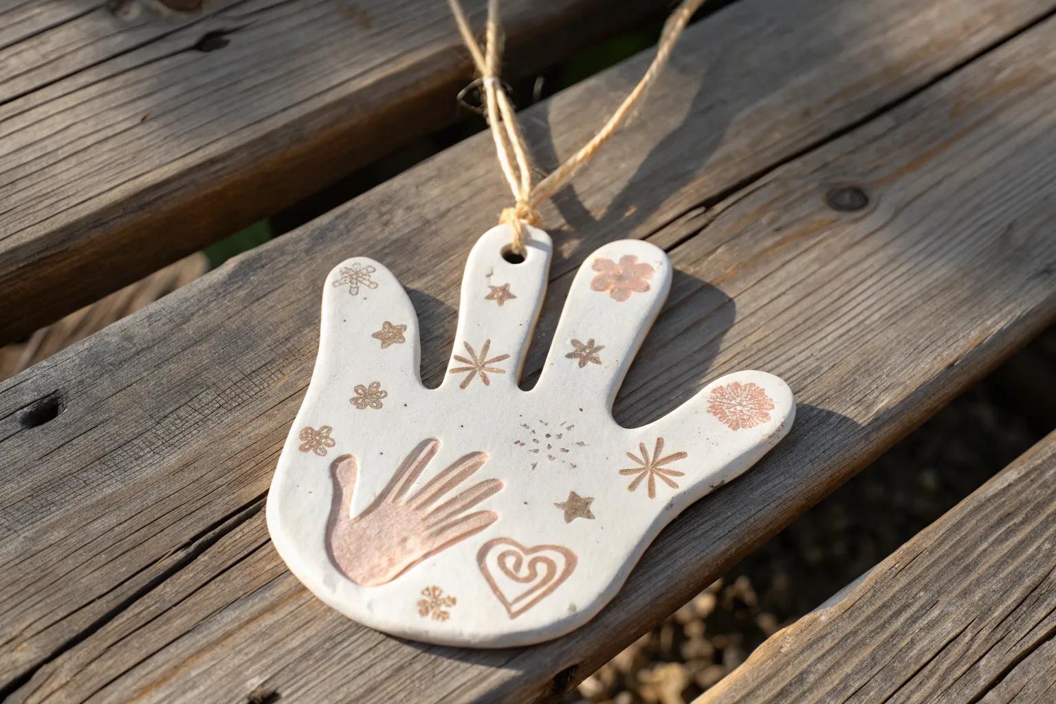 14+ Creative Handprint Ornament Ideas